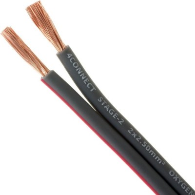 Cable De Altavoz 2x2,5 mm 100% cobre OFC FOUR Connect 4-800241