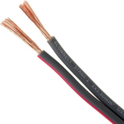 Cable De Altavoz 2x1,5 mm 100% cobre OFC FOUR Connect 4-800240