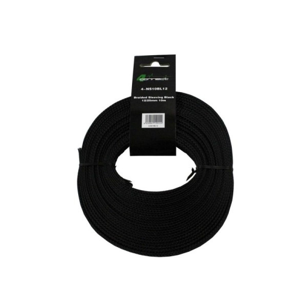 Piel de serpiente nailon 12/25mm negro Four connect 4-NS10BL12