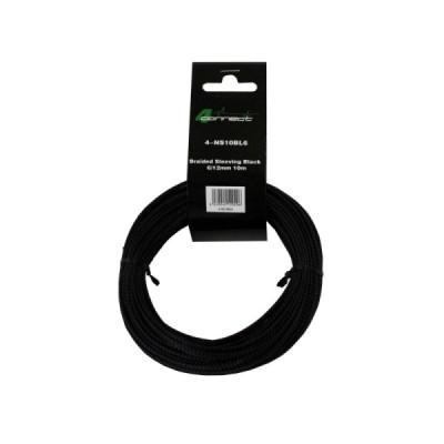 Piel de serpiente nailon 6/12mm negra Four connect 4-NS10BK6