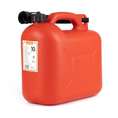 Bidón plástico para conbustible 10L, rojo
