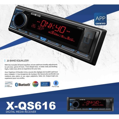 Radio USB y bluetooh Onkyo X-QS616