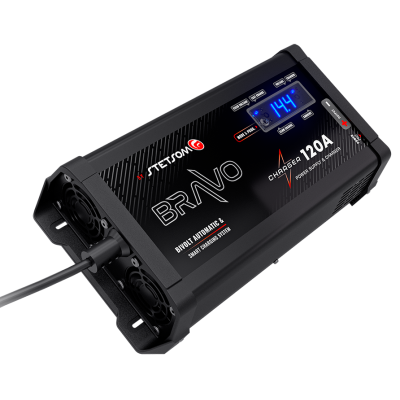 Fuente y cargador de baterías Stetsom Bravo 120 amperios