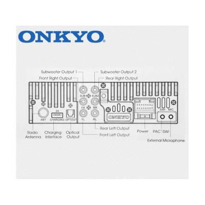 Radio USB y bluetooh ONKYO X-QS726