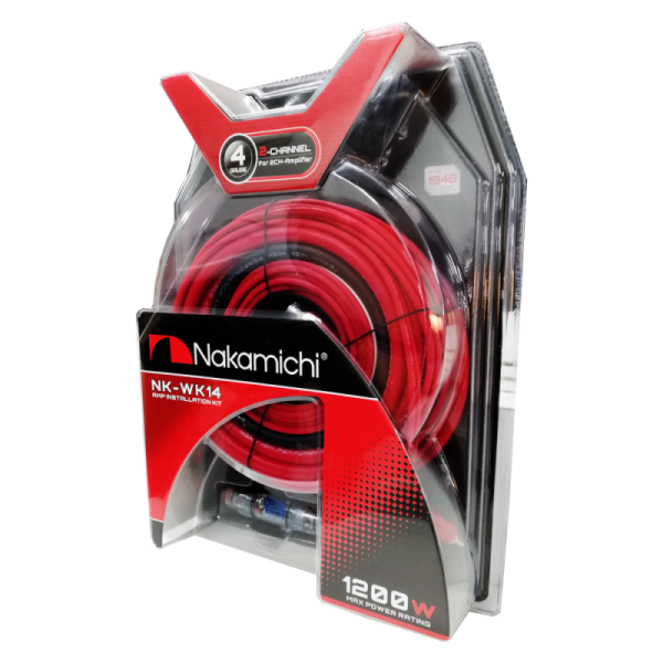 Kit de cables 20mm instalación amplificador NAKAMICHI NK-WK14