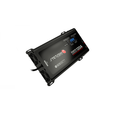 Fuente alimentación y cargador de baterías de 120 amperios STETSOM  infinite balack