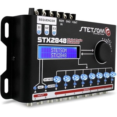 Procesador de 8 canales con secuenciador STETSOM STX2848
