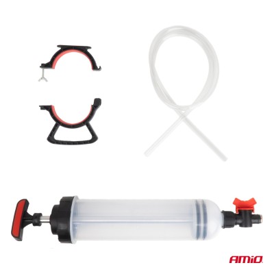 Jeringa de aspiración de fluidos con manguera 1500ml