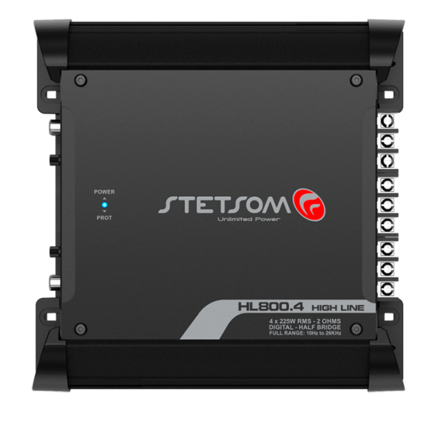 Amplificador de 4 canales Stetsom 2000W HL2000.4 a 1 Ohm