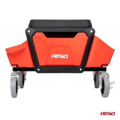 Asiento de trabajo con almacenamiento de herramientas 150kg AMIO-04268