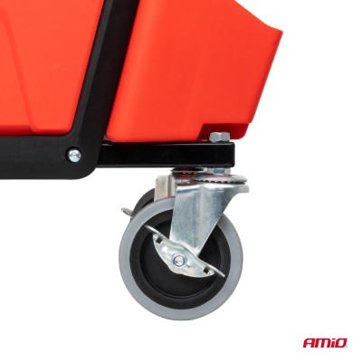 Asiento de trabajo con almacenamiento de herramientas 150kg AMIO-04268