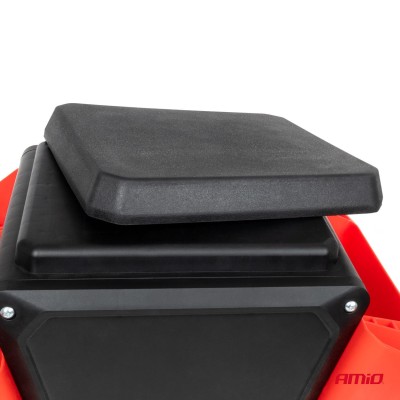 Asiento de trabajo con almacenamiento de herramientas 150kg AMIO-04268