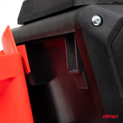 Asiento de trabajo con almacenamiento de herramientas 150kg AMIO-04268