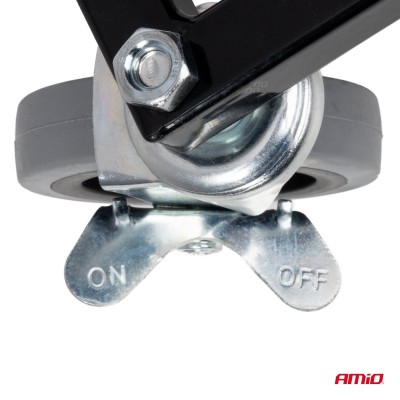 Asiento de trabajo con almacenamiento de herramientas 150kg AMIO-04268