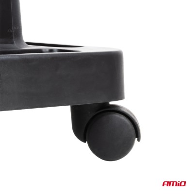 Asiento de trabajo con almacenamiento de herramientas 150 kg AMIO-04269