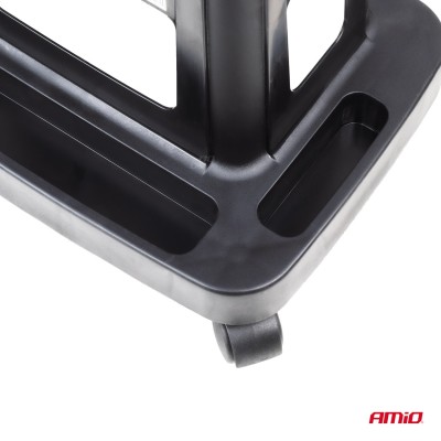 Asiento de trabajo con almacenamiento de herramientas 150 kg AMIO-04269