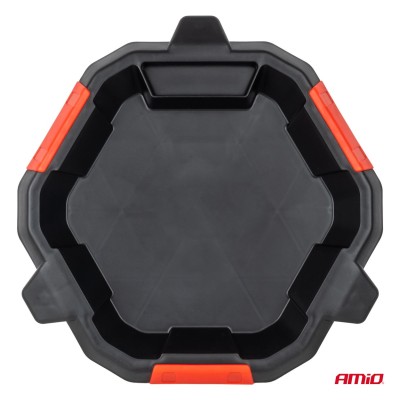 Bandeja para el aceite con almacenamiento de herramientas