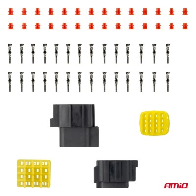 Conector rápido con terminales macho y hembra 16 pines 2.2mm AMIO-04353