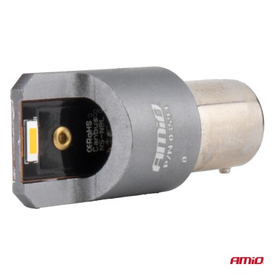 Bombillas LED FULL CANBUS PRO PY21W ámbar 12V 24V AMIO-03594
