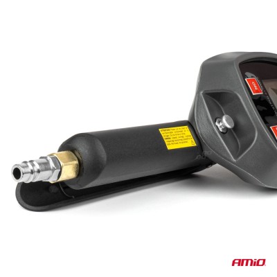 Pistola de inflado con manómetro digital 18 bar AMIO-04482