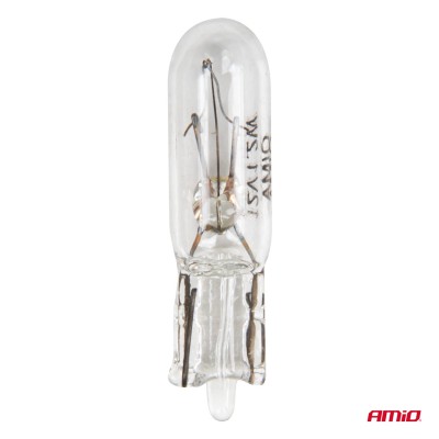 Bombillas halógenas T5 12V 1.2W W2x4.6d BLANCO 10 unid. AMIO-04412