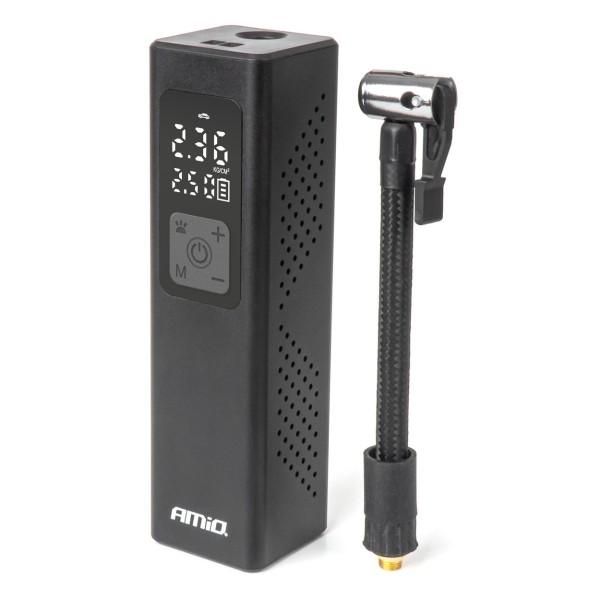 Compresor de aire con linterna LED 100W AMIO-04376