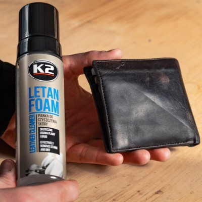 Espuma limpiador de piel K2 LETAN 200ml.