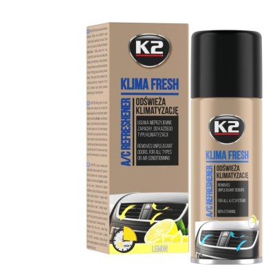 Ambientador de aire acondicionado limón K2 KLIMA FRESH 150ml