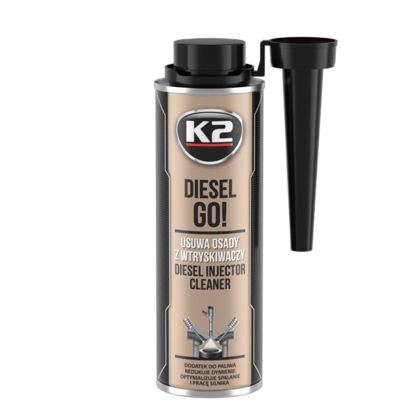 Limpiador de inyectores de gasoil K2 DIESEL GO! 250 ml