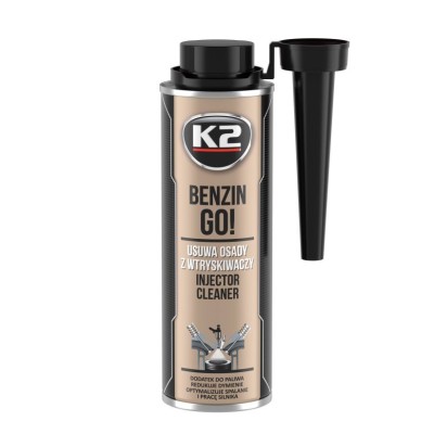 Limpiador de inyectores de gasolina K2 BENZIN GO! 250ml