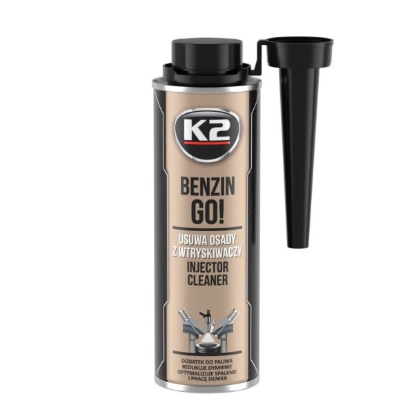 Limpiador de inyectores de gasolina K2 BENZIN GO! 250ml