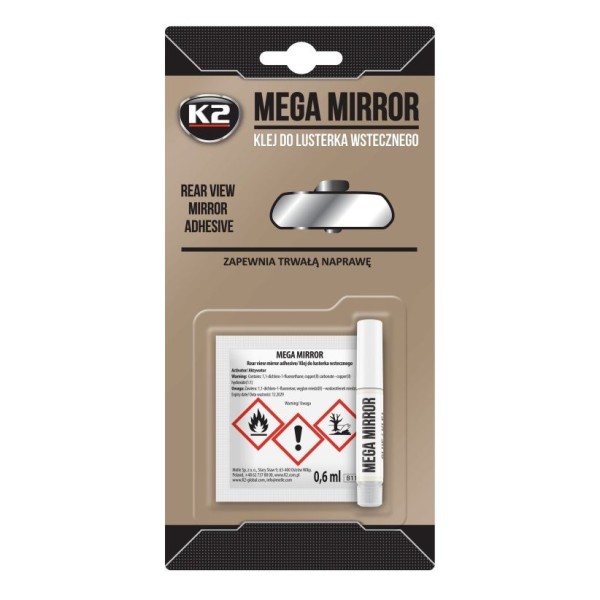 Pegamento retrovisor K2 MEGA MIRROR 0.6 ml