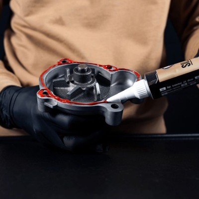 Silicona de juntas roja K2 +350°C 85gr