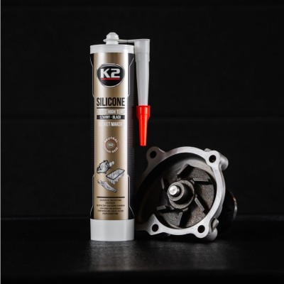 Silicona de juntas negra K2 +300°C 300ml