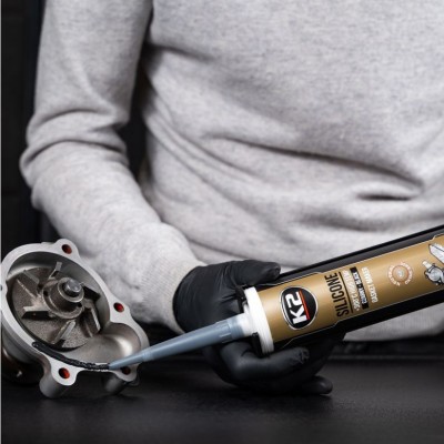 Silicona de juntas negra K2 +300°C 300ml