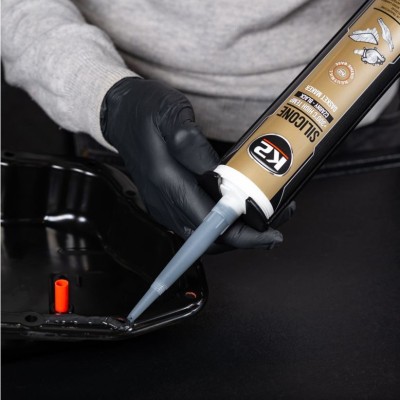 Silicona de juntas negra K2 +300°C 300ml