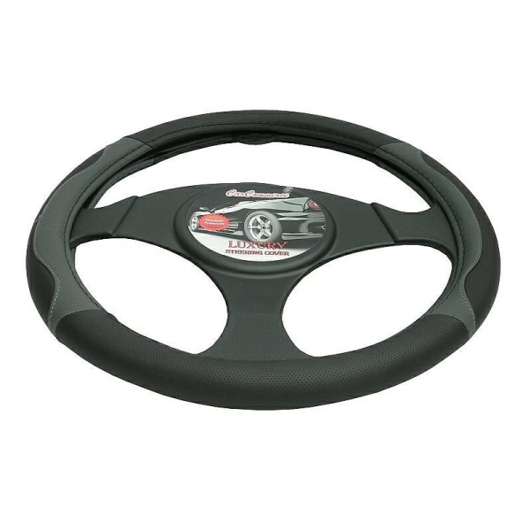 Funda de volante luxury gris CarCommerce