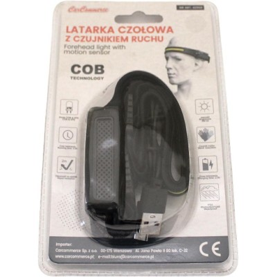 Linterna de cabeza con sensor movimiento CarCommerce