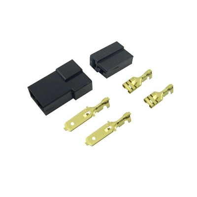 Conector rápido 2 vías negro CarCommerce