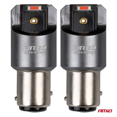 Bombillas LED CANBUS PRO series BAY15D P21/5W 2x1860SMD Rojo 12/24V FULL CANBUS