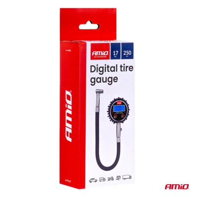 Manómetro digital 17 bar con manguera AMIO