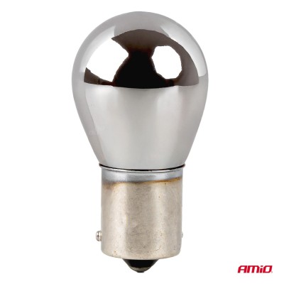 Bombillas halógenas PY21W 12V21W BAU15S LumiTec cromadas AMIO