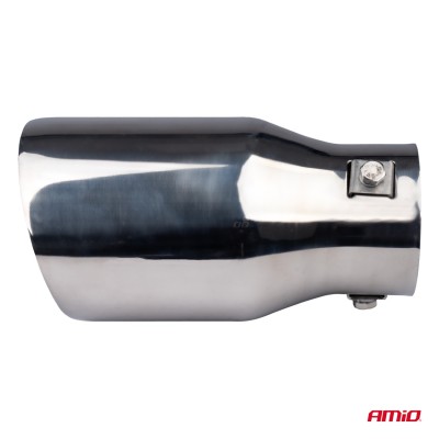 Terminal o cola de escape en acero inoxidable cromado AMIO