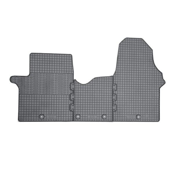 Alfombras de goma 3 plazas Fiat Talento 2016/Vivaro 2014/Trafic 2014/NV300 2014(turismos y furgonetas)