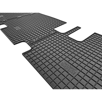 Alfombras de goma VW T5 Caravele / T6 Caravele / T6 Transporter 2015 (tercera fila)