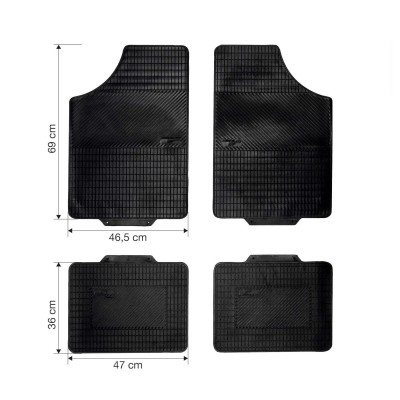 Alfombras de goma universales reversibles