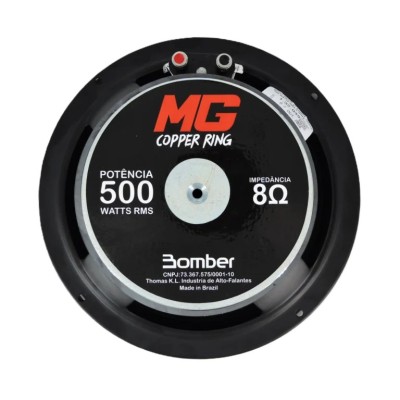 Altavoz 8" Bomber MG cooper ring 500 w rms 8 ohm MG8CR500-8