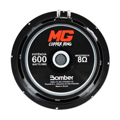 Altavoz 10" Bomber MG cooper ring 600 w rms 8 ohm MG10CR600-8